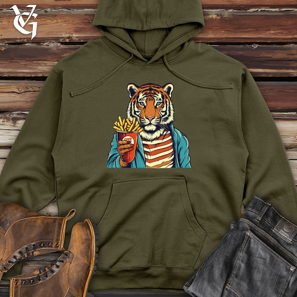 Hungry Stripes Midweight Hooded Sweatshirt
