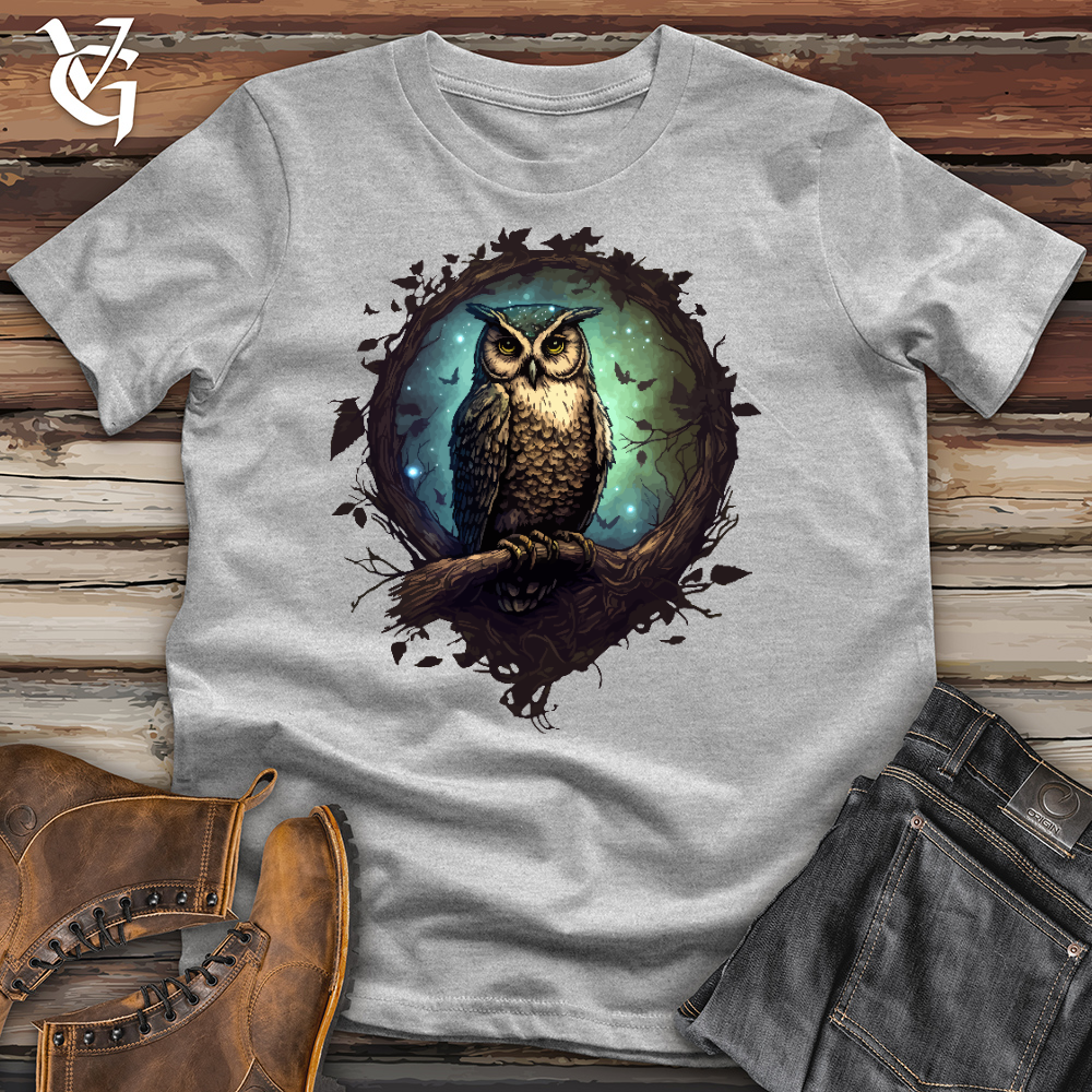 Owl Cosmic Dust Cotton Tee