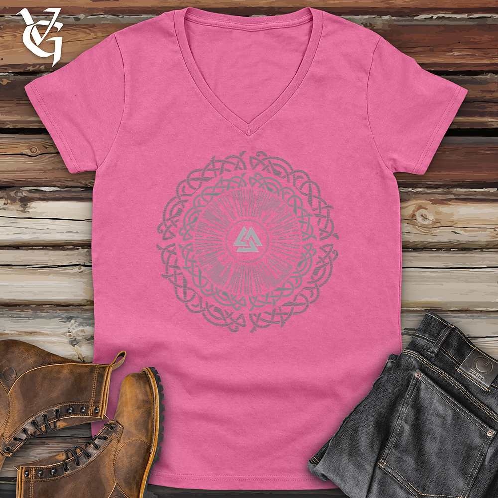 Ancient Round Celtic Softstyle V-Neck