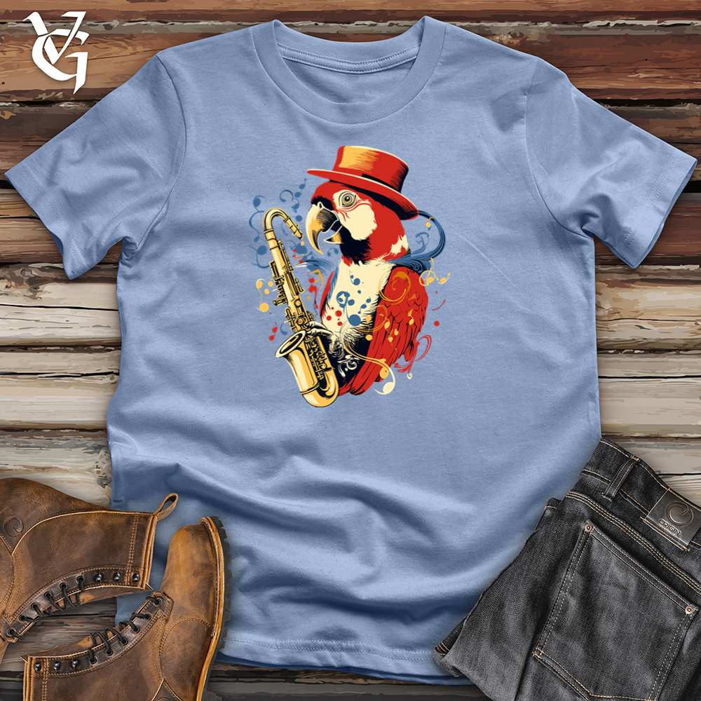 Melodic Parrot Swing Cotton Tee