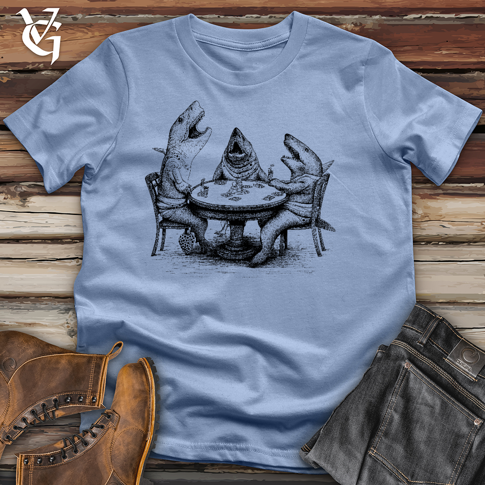 Poker Sharks Cotton Tee