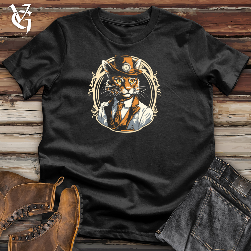 Cat Time Traveler Cotton Tee