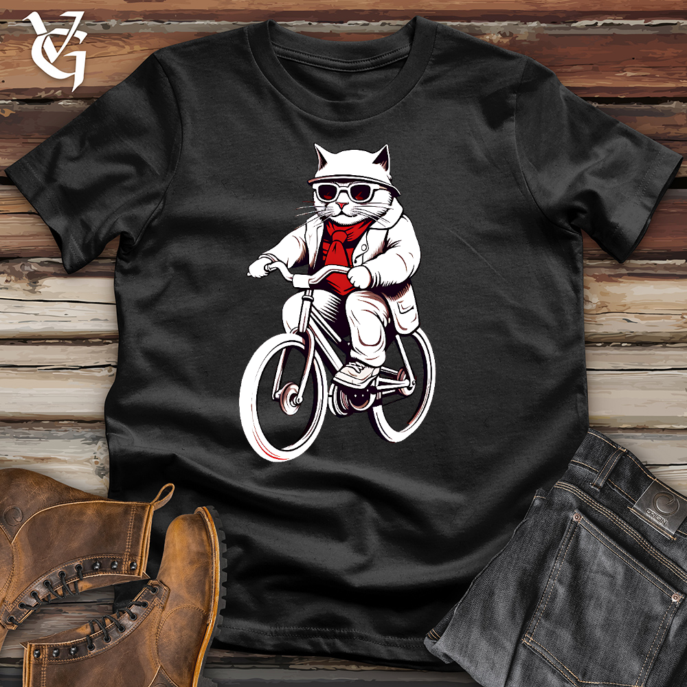 Cat Cycle Cotton Tee