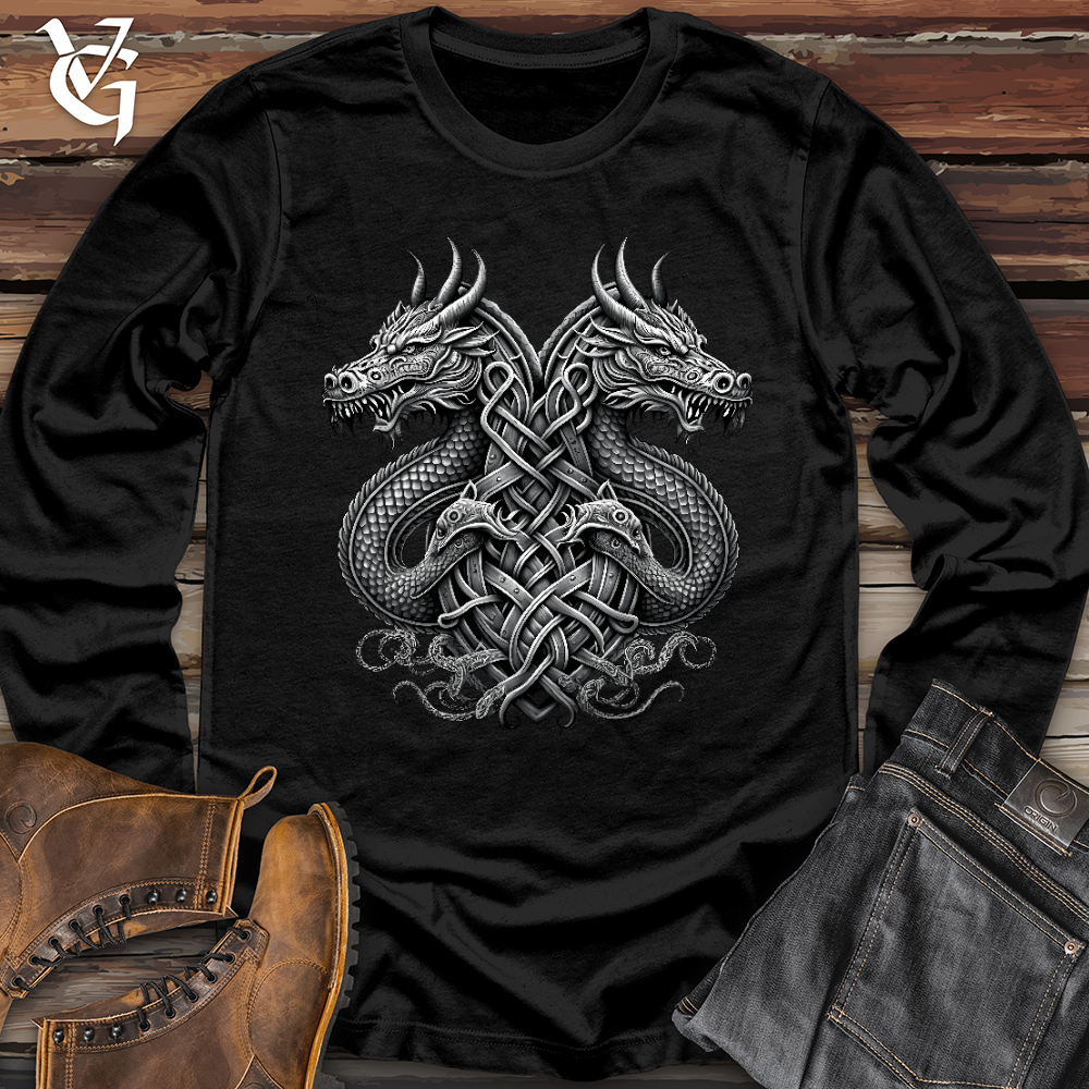 Emblem of Dreki Black & White 2 Long Sleeve