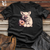 Retro Donut Devouring Pig Softstyle Tee