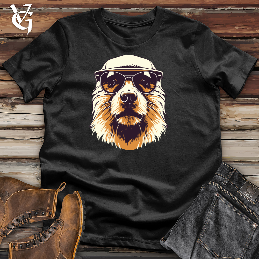 Retro Shades Beaver Cotton Tee