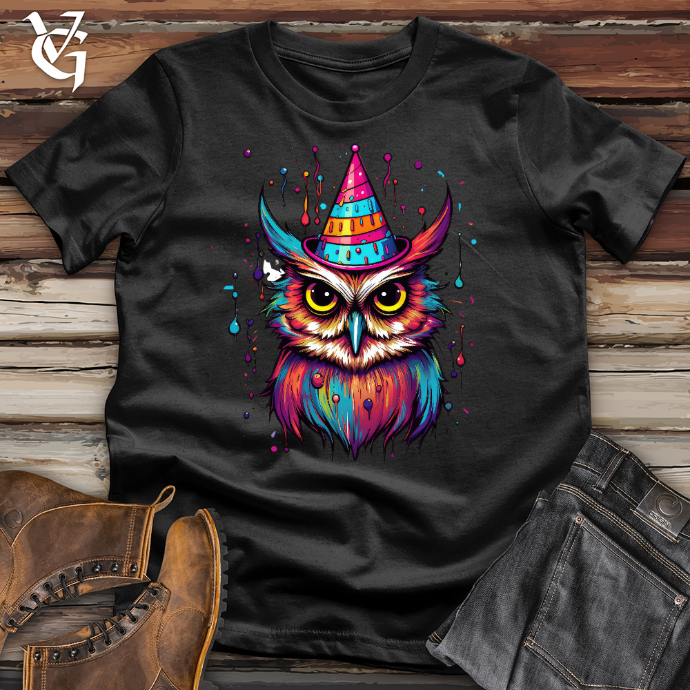 Birthday Party Owl Cotton Tee