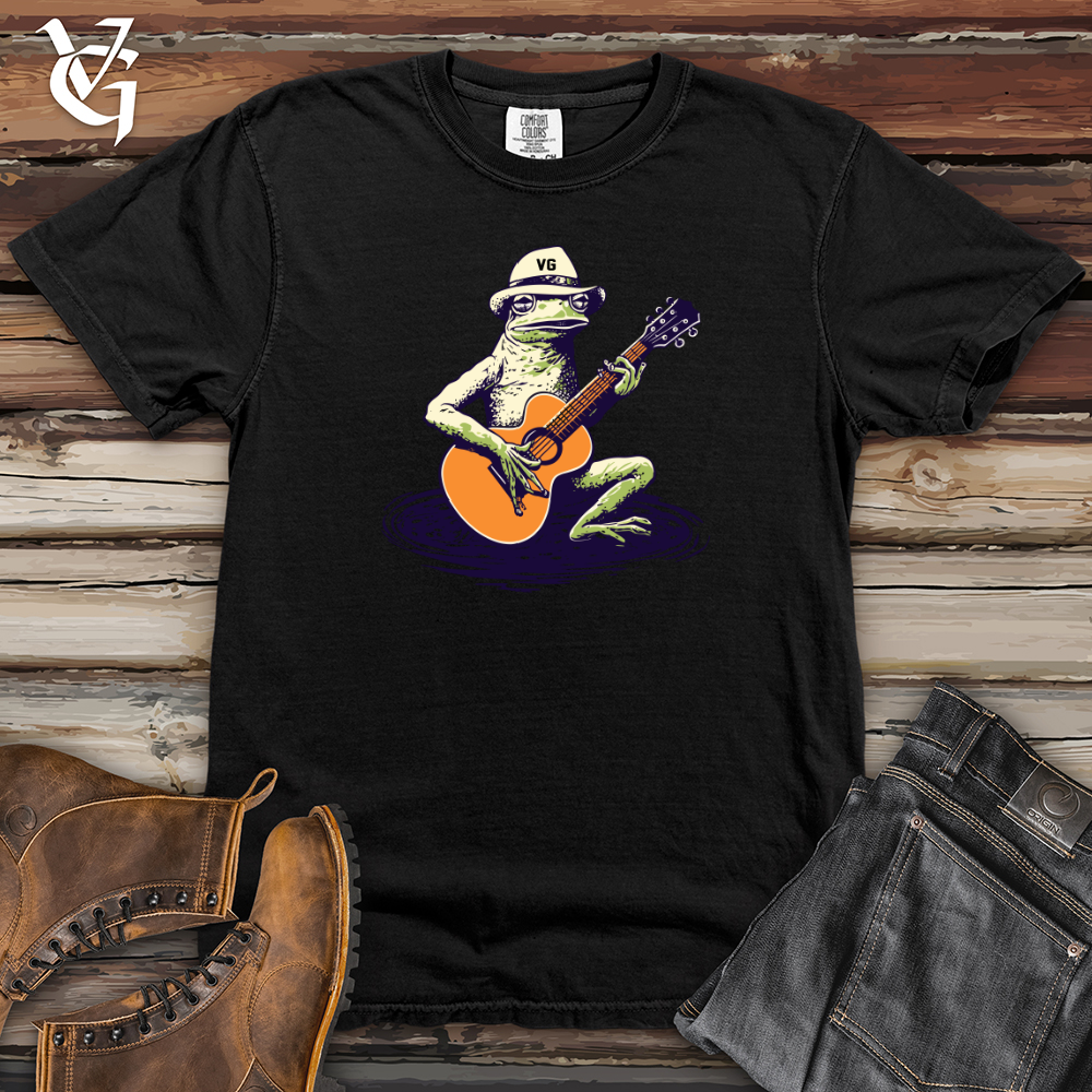 Guitar Groove Frog Heavy Cotton Comfort Colors Tee
