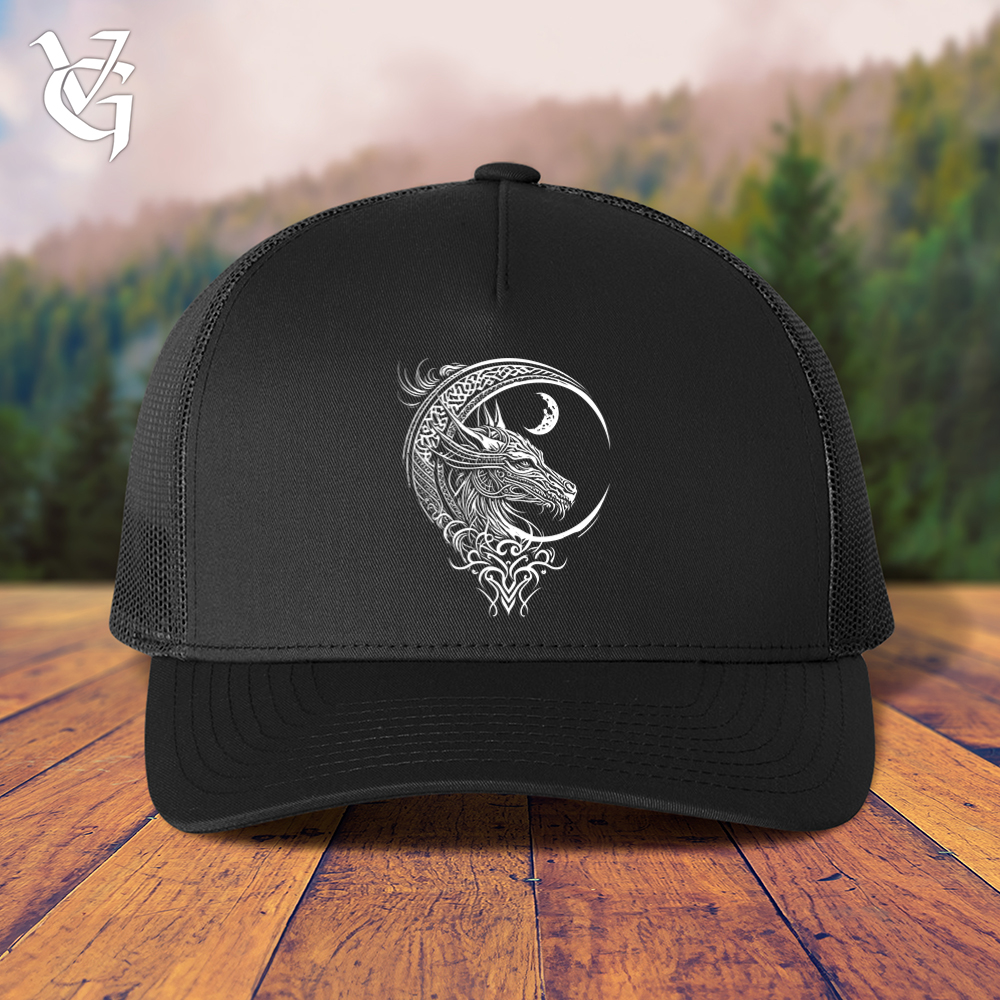 Celtic Dragon and Moon Trucker Cap