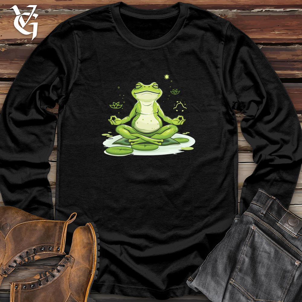 Frog Peaceful Lotus Long Sleeve