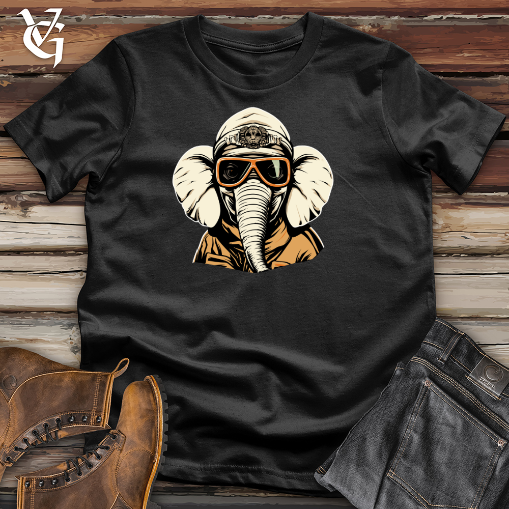 Vintage Ski Masked Elephant Cotton Tee