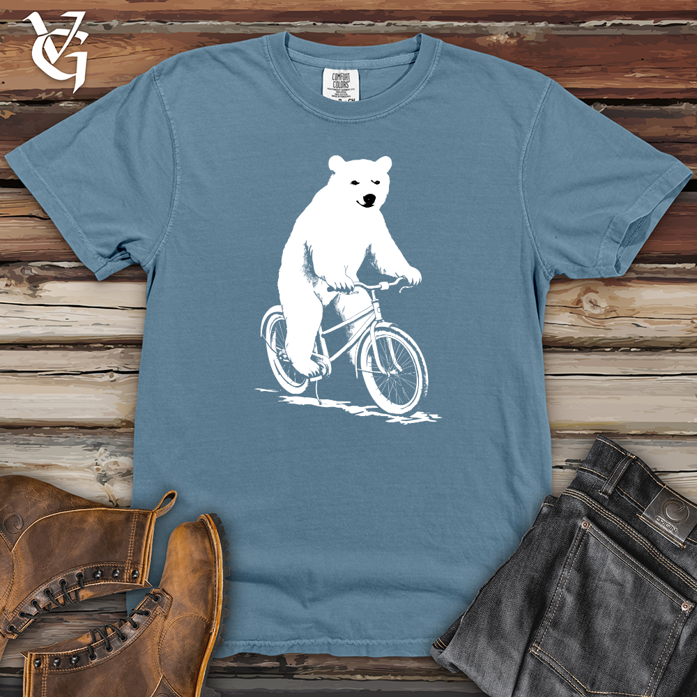 Arctic Cycle Bear Heavy Cotton Comfort Colors Tee