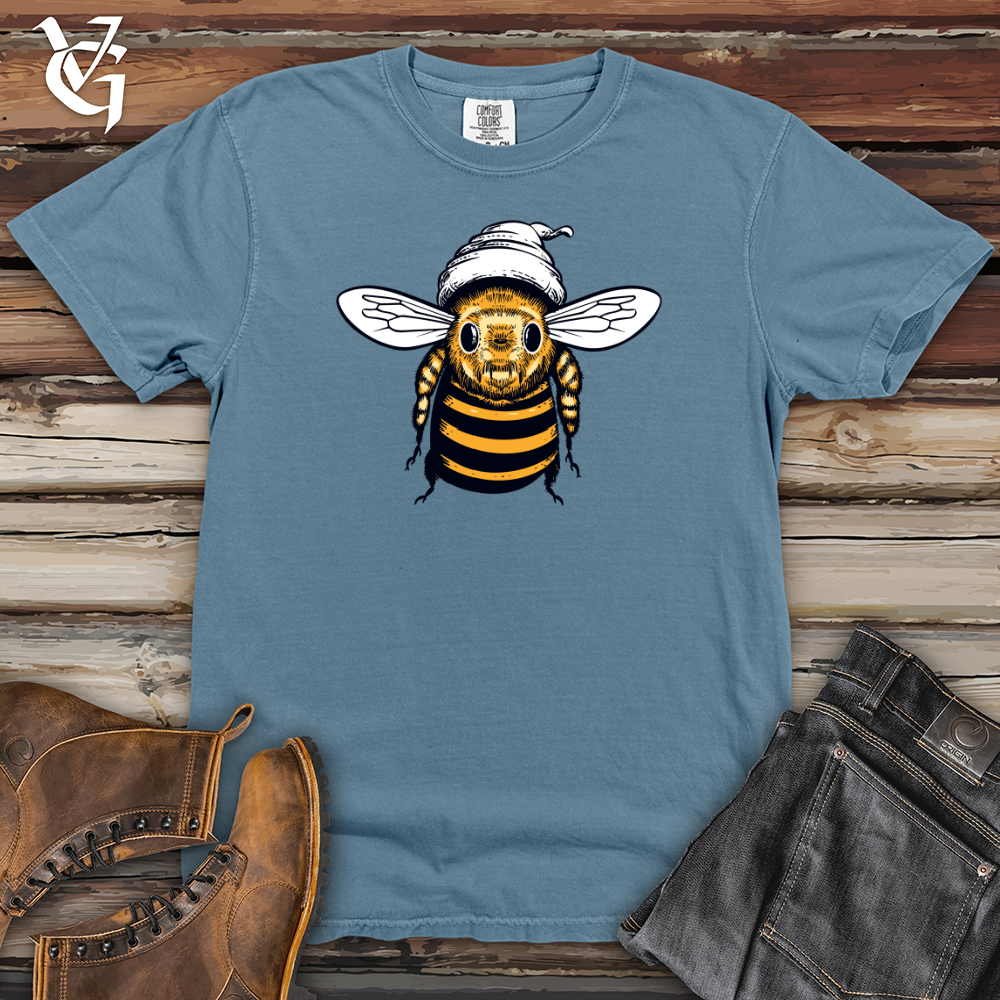 Bee in a Beanie Heavy Cotton Comfort Colors Tee