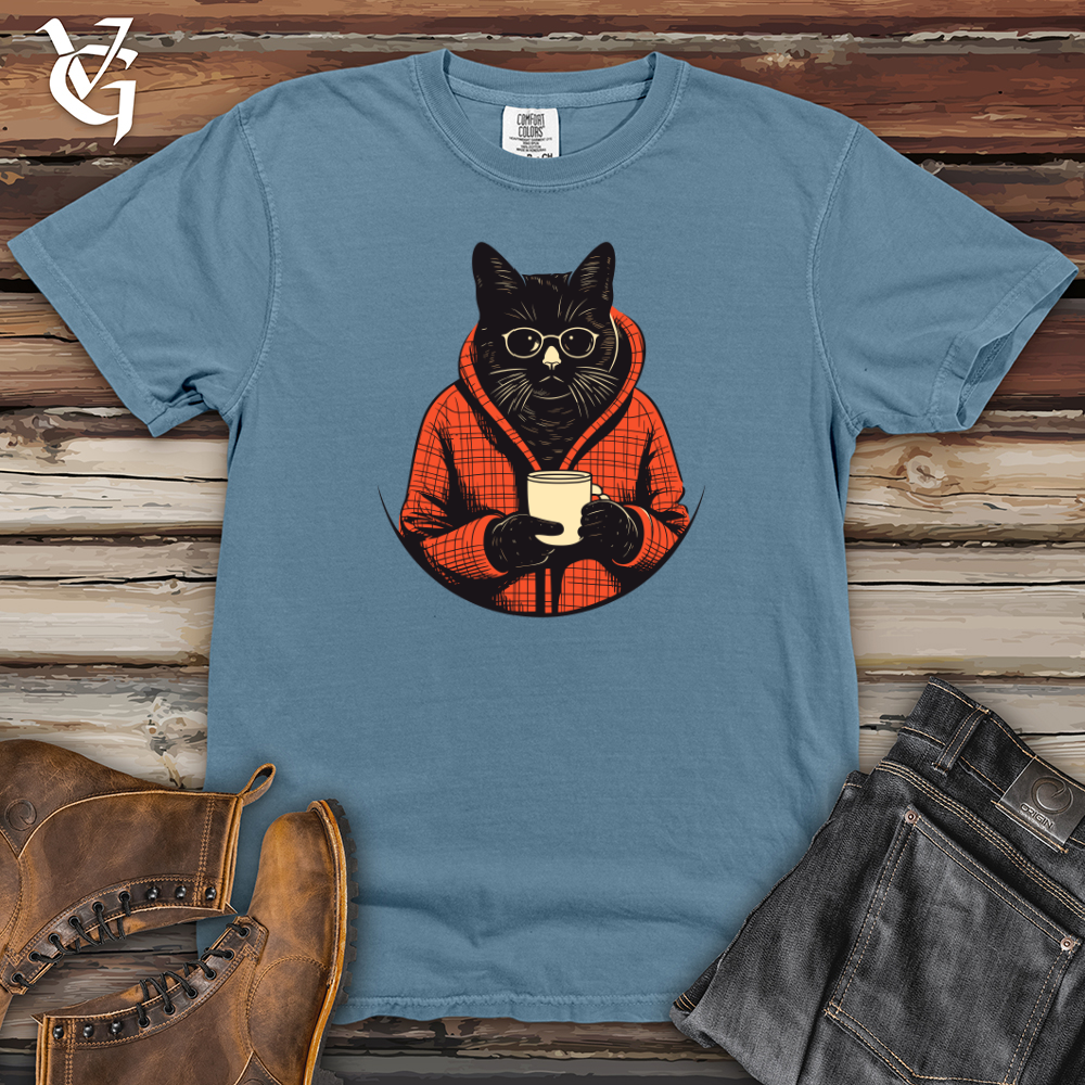 Cozy Sweater Cat Café Heavy Cotton Comfort Colors Tee