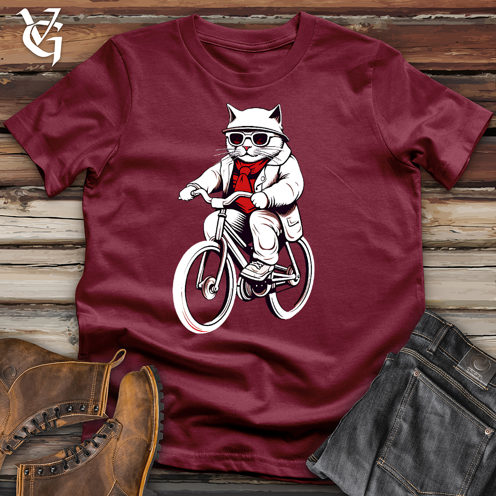 Cat Cycle Cotton Tee