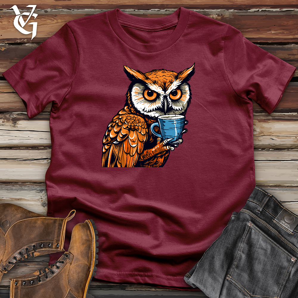 Caffeinated Owl Cotton Tee