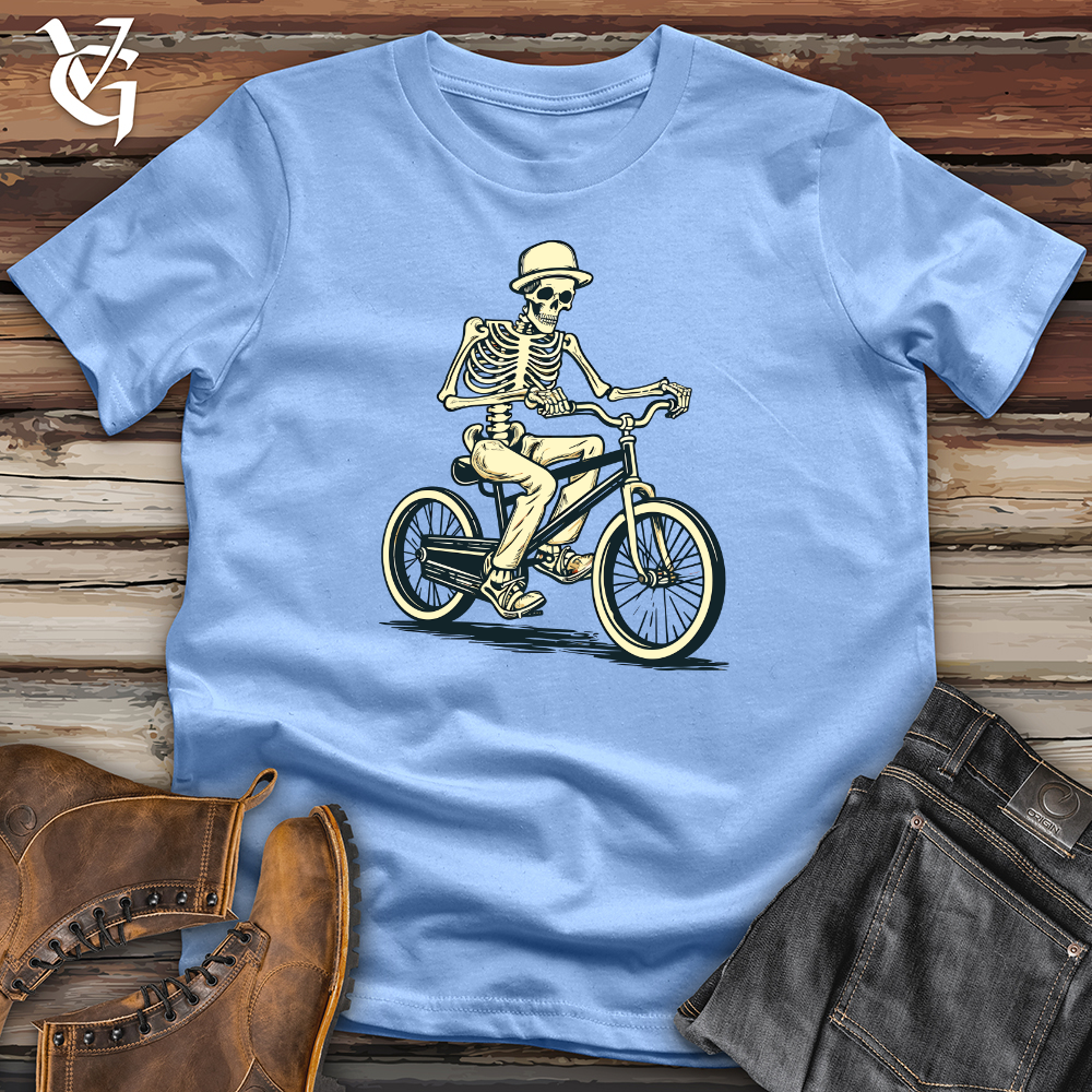 Whimsical Trike Skeleton Softstyle Tee