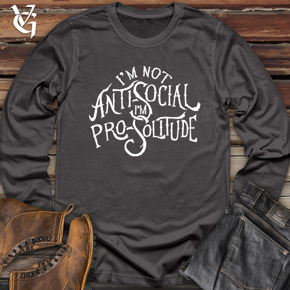 I'm Not Antisocial Softstyle Long Sleeve