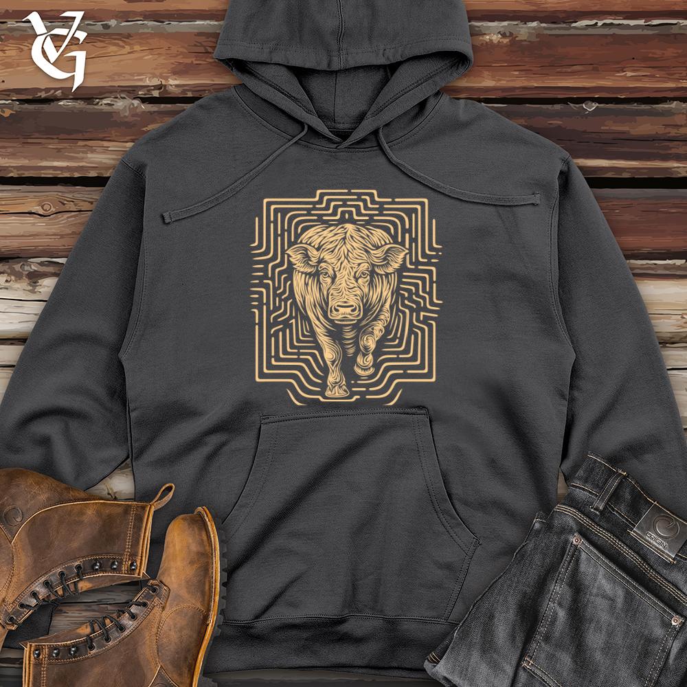 Bull Maze Midweight Hooded Sweatshirt