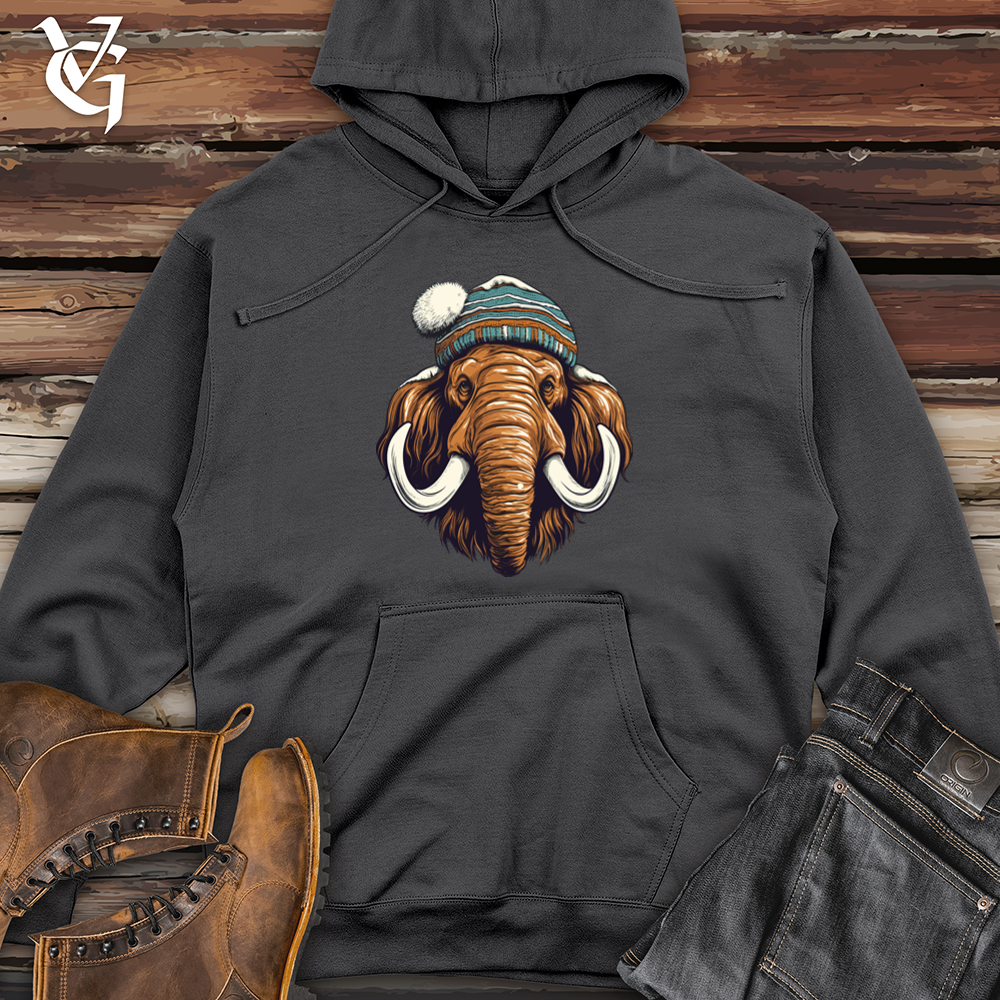 Wooly Mammoth Winter Beanie Style 01 Midweight Hooded Sweatshirt