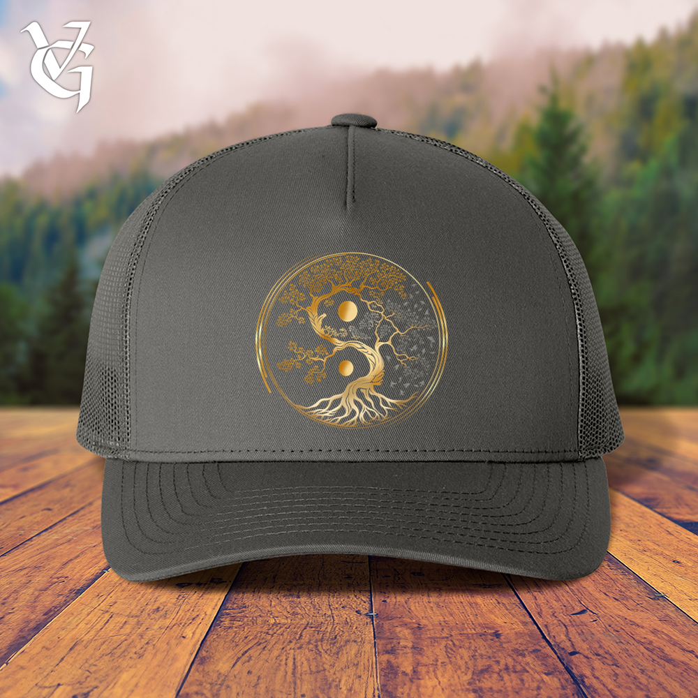 Tree Of Life Yin Yang Trucker Cap