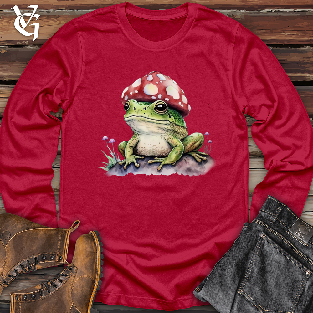 Frog Mushroom Head Softstyle Long Sleeve