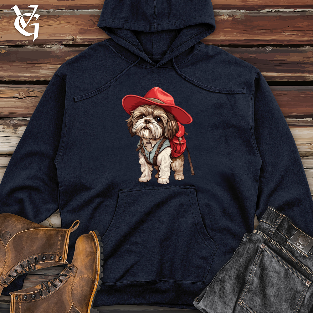 Adventurous Canine Explorer Midweight Hooded Sweatshirt