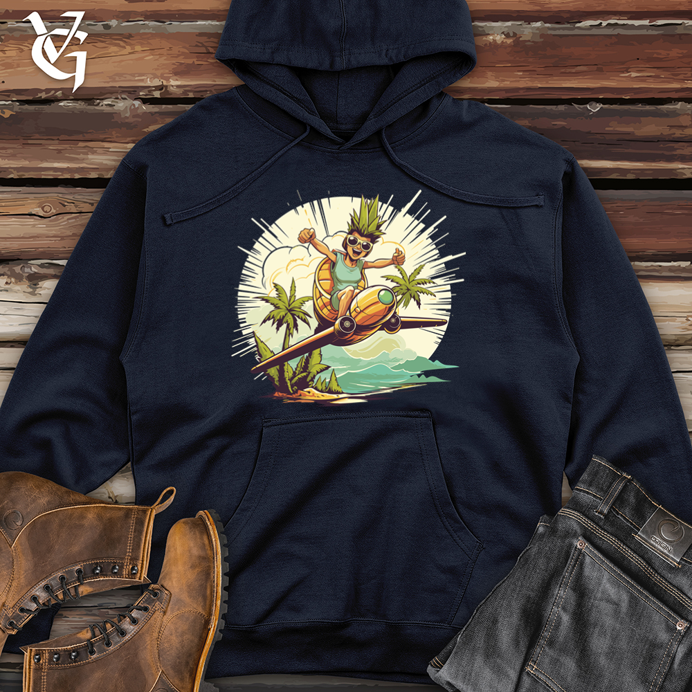 Aviator Pineapple Adventure Midweight Hooded Sweatshirt