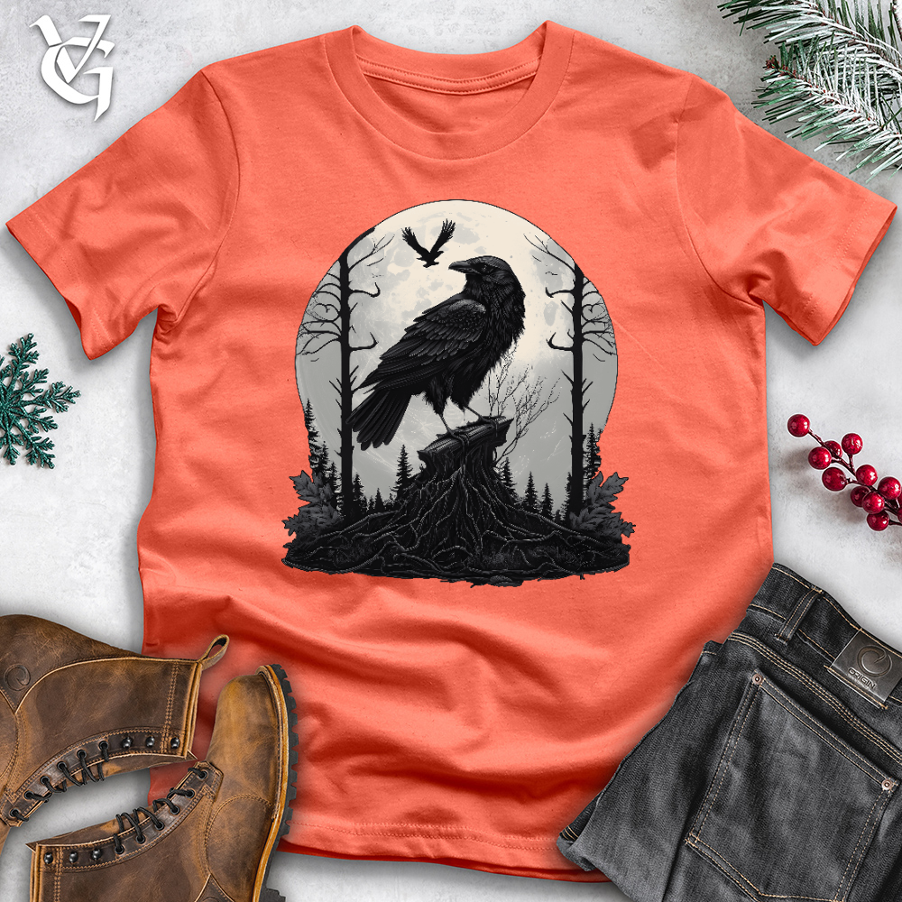 Raven Forest Moon Cotton Tee