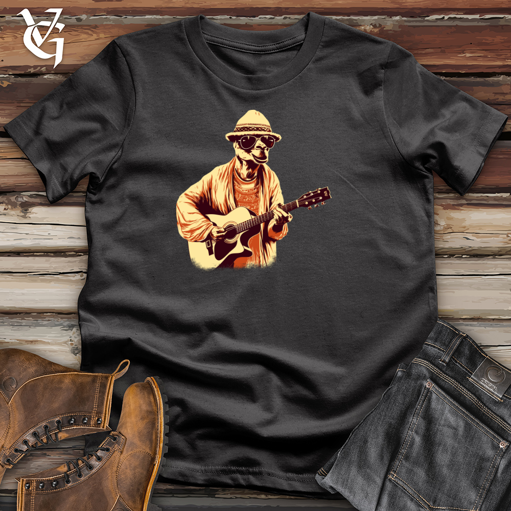 Camel Desert Melody Guitar Groove Cotton Tee