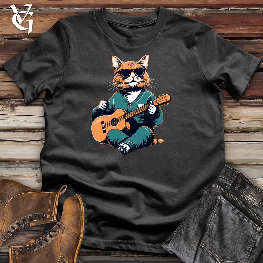 Ukulele Feline Groove Cotton Tee