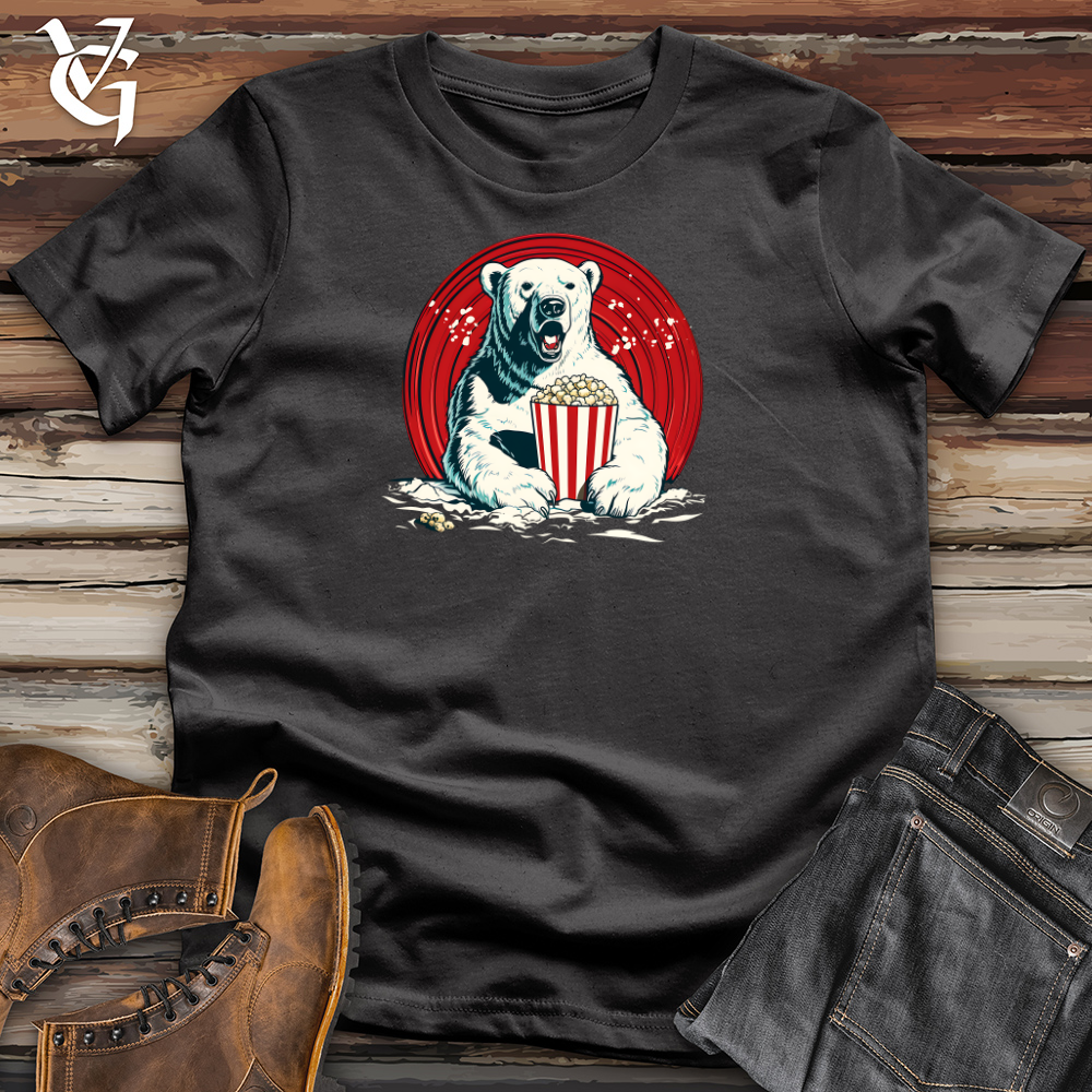 Popcorn Throwing Polar Fun Cotton Tee