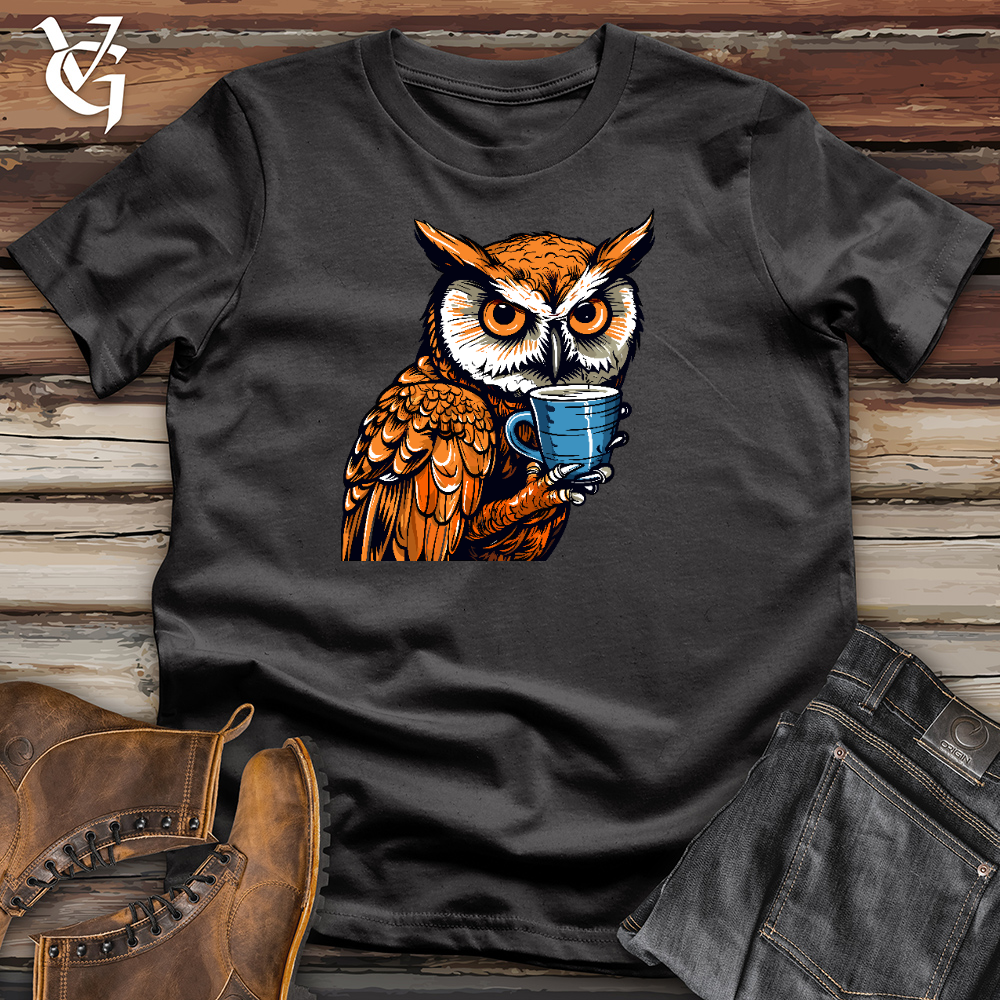 Caffeinated Owl Cotton Tee