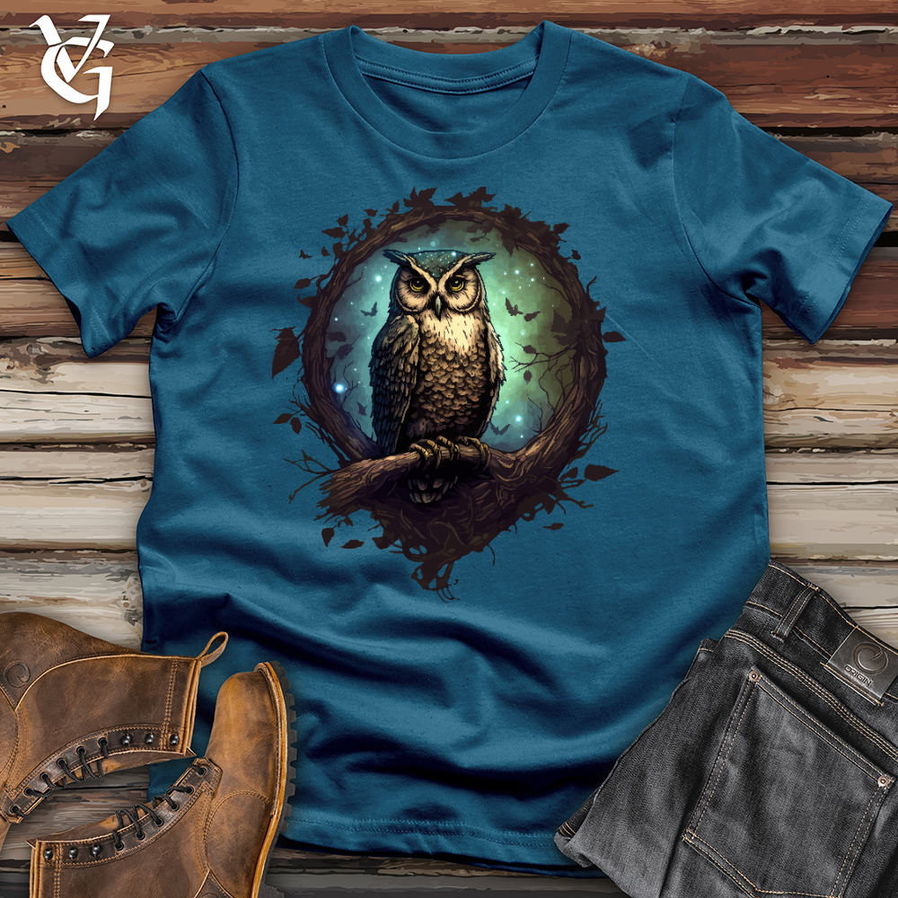 Owl Cosmic Dust Cotton Tee