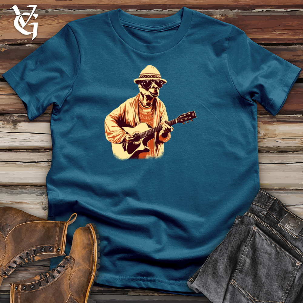 Camel Desert Melody Guitar Groove Cotton Tee