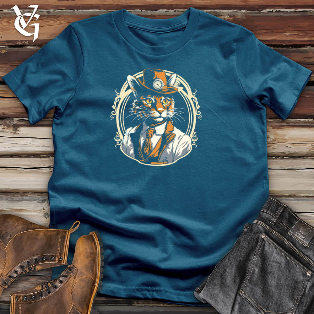 Cat Time Traveler Cotton Tee