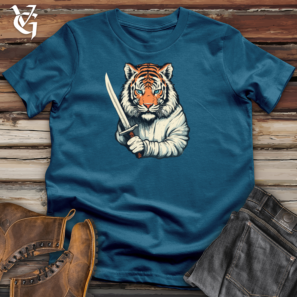 Blade Wielding Tiger Cotton Tee