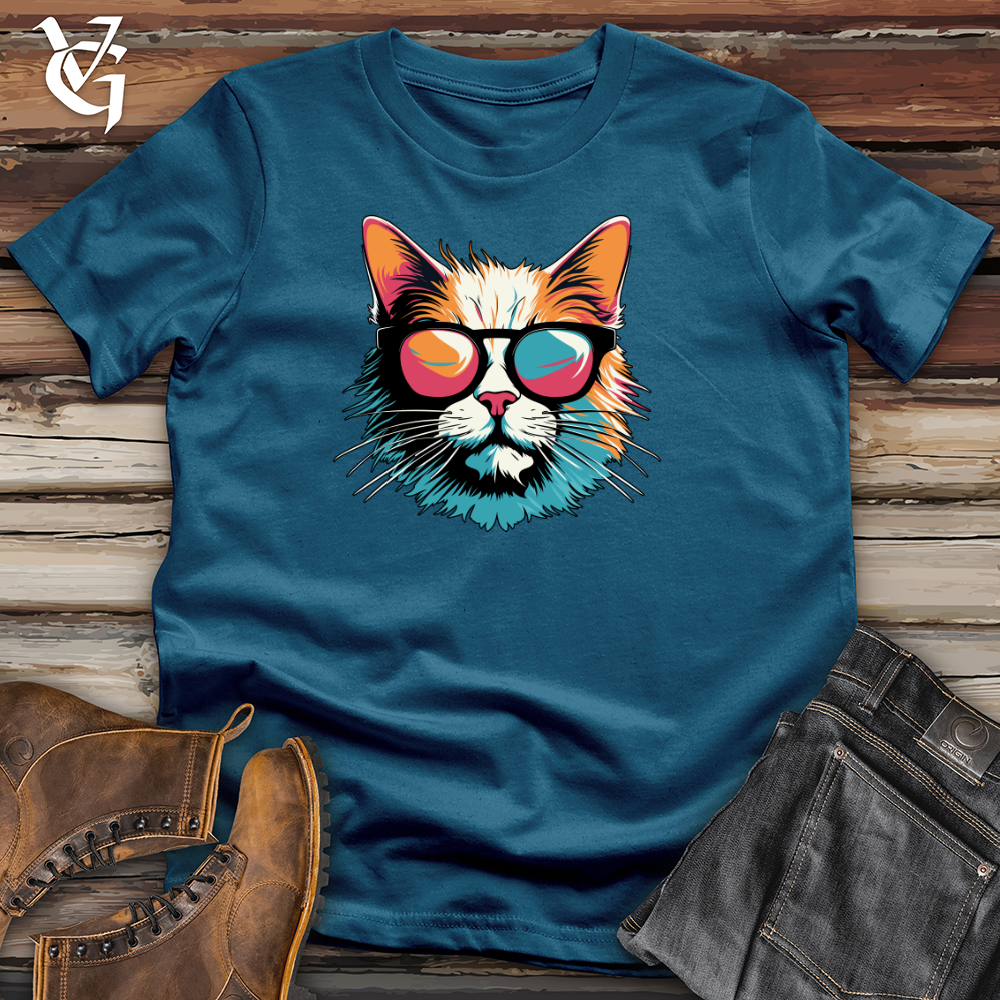 Retro Shades Cat Cotton Tee