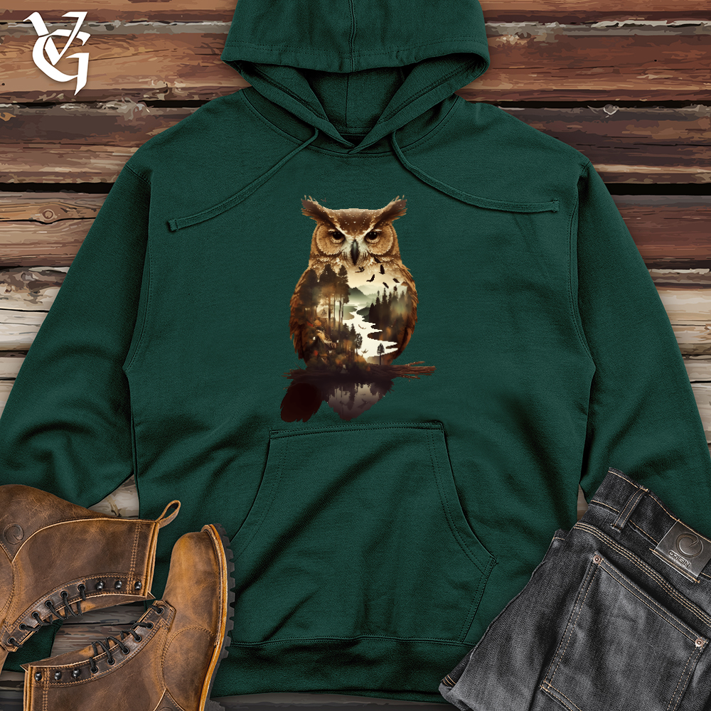 Owl of the River Midweight Hooded Sweatshirt