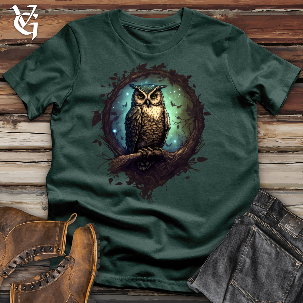 Owl Cosmic Dust Cotton Tee