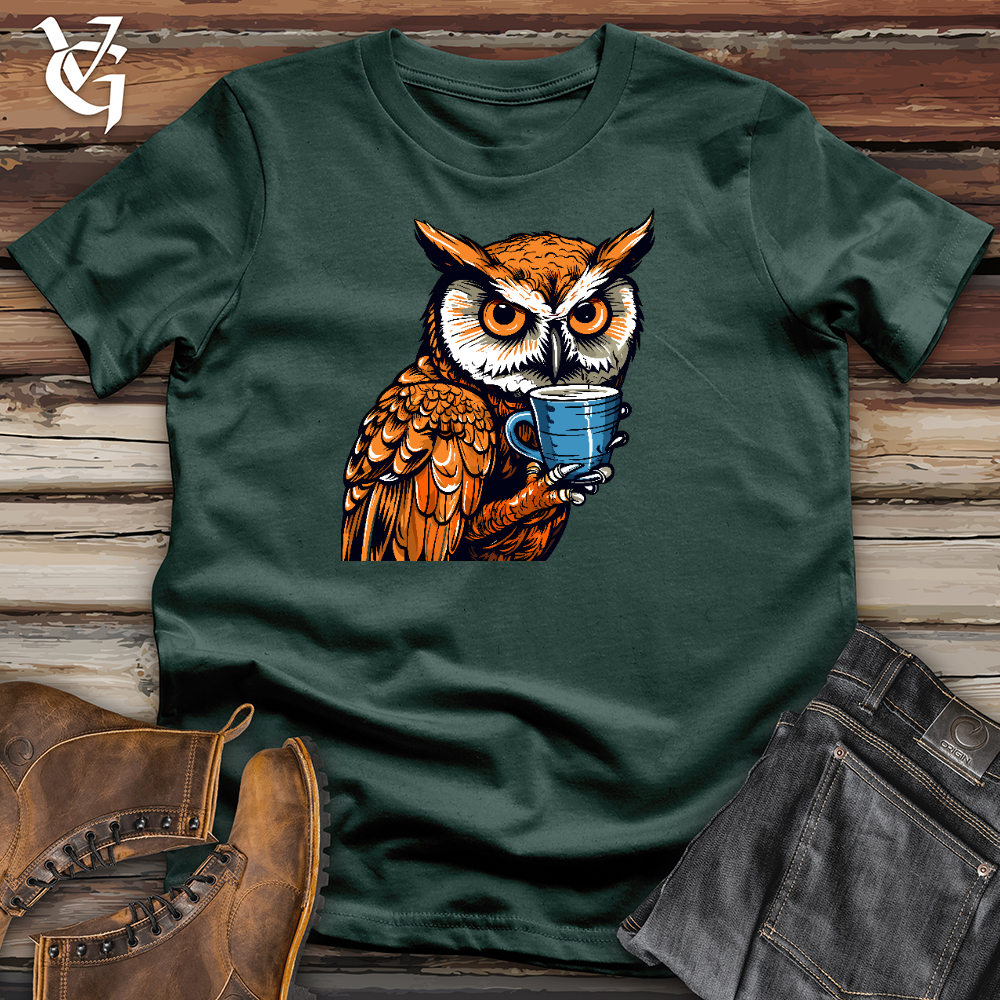 Caffeinated Owl Cotton Tee