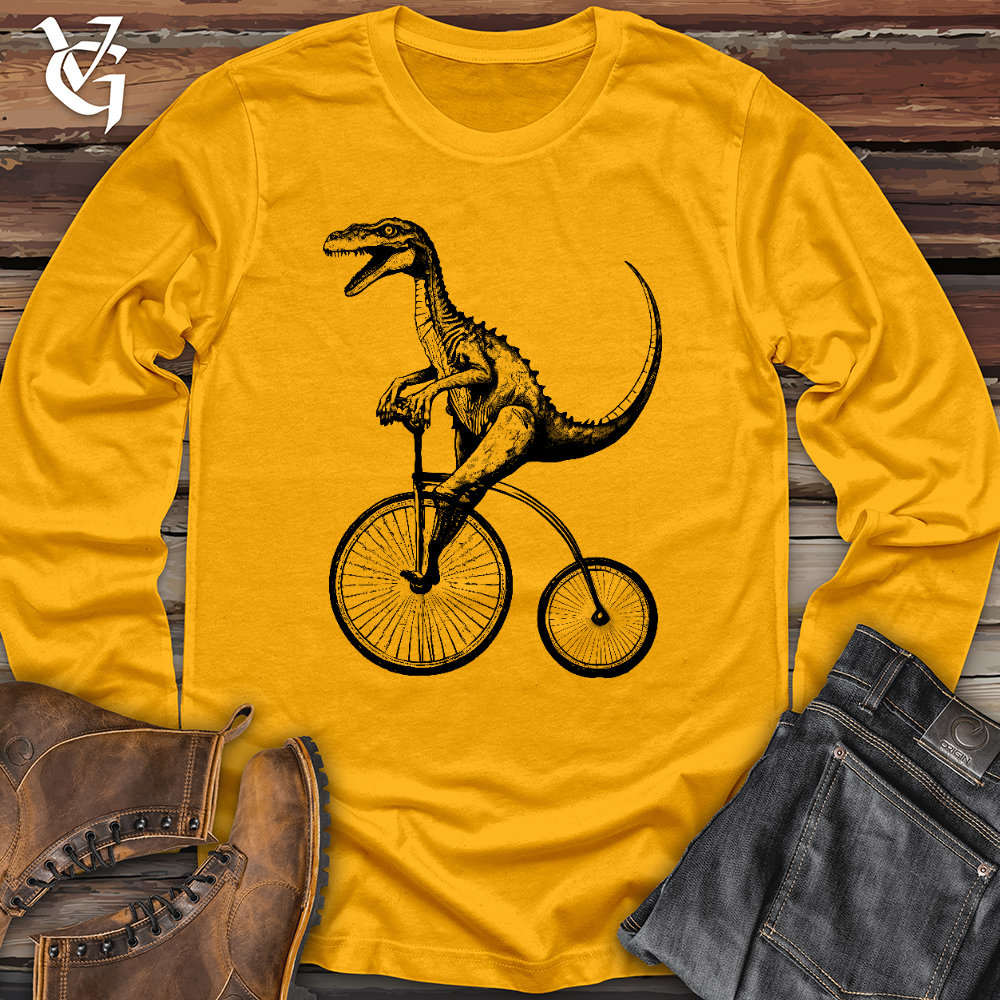 Dinosaur Cyclist Long Sleeve
