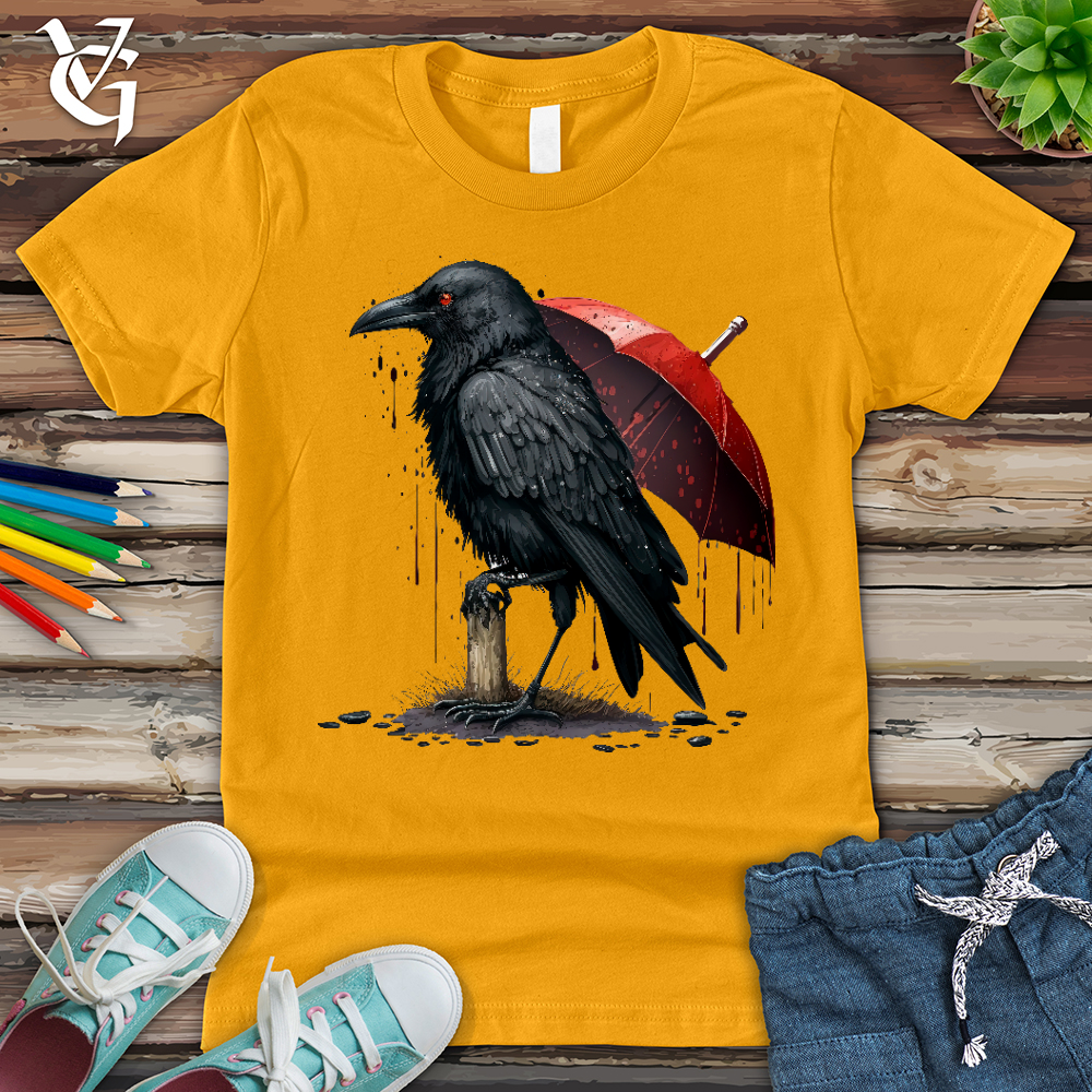 Raven in the Rain Youth Tee