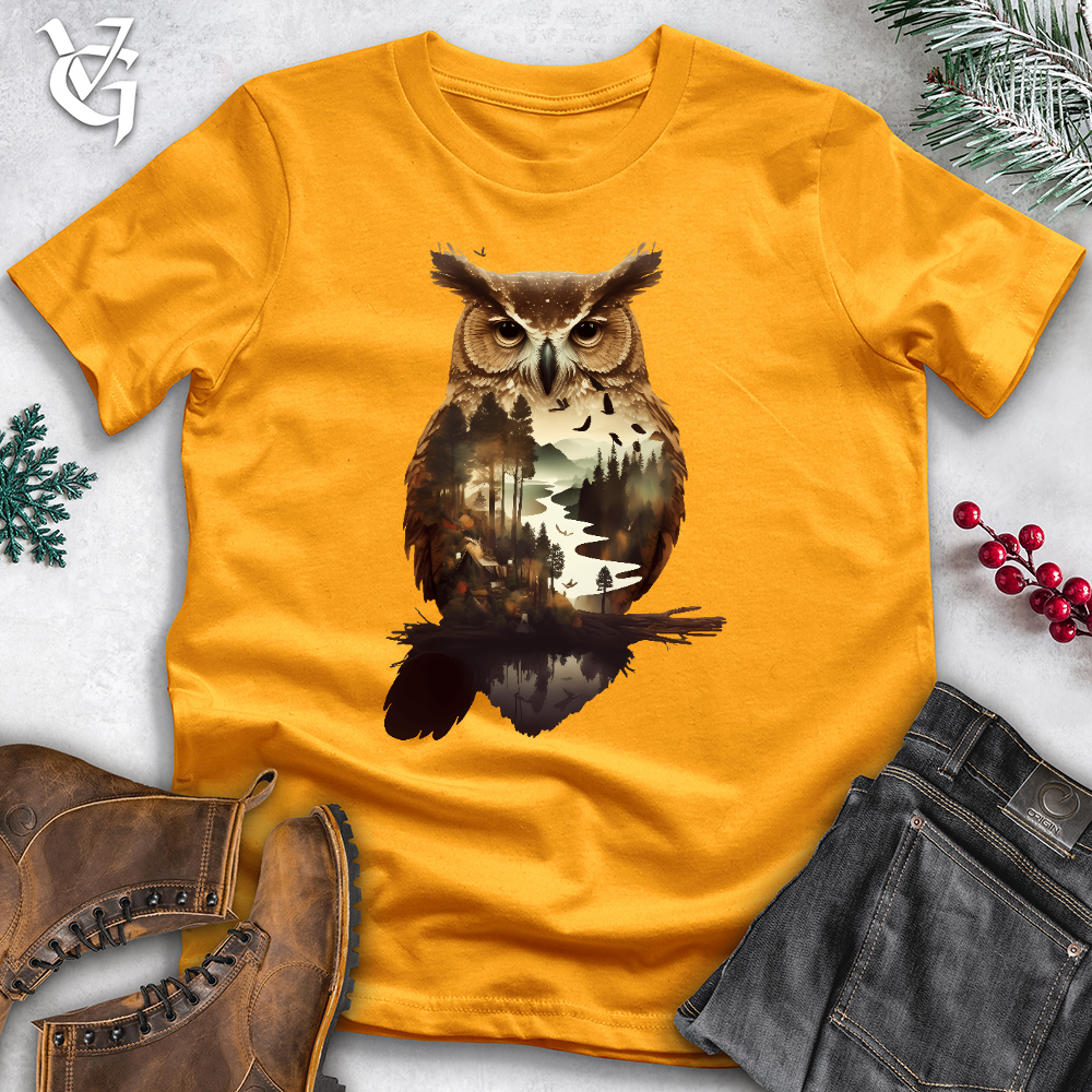 Owl Of The River Cotton Tee