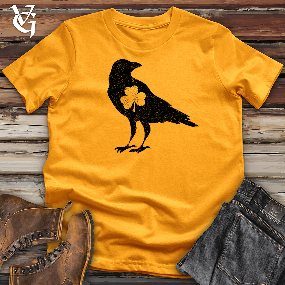 Black Raven Shamrock Heart