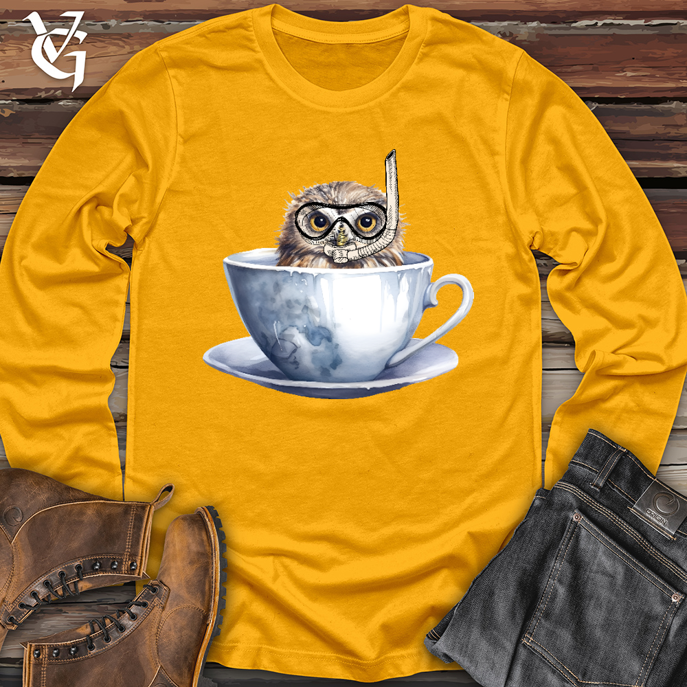 Snorkeling Owl Long Sleeve