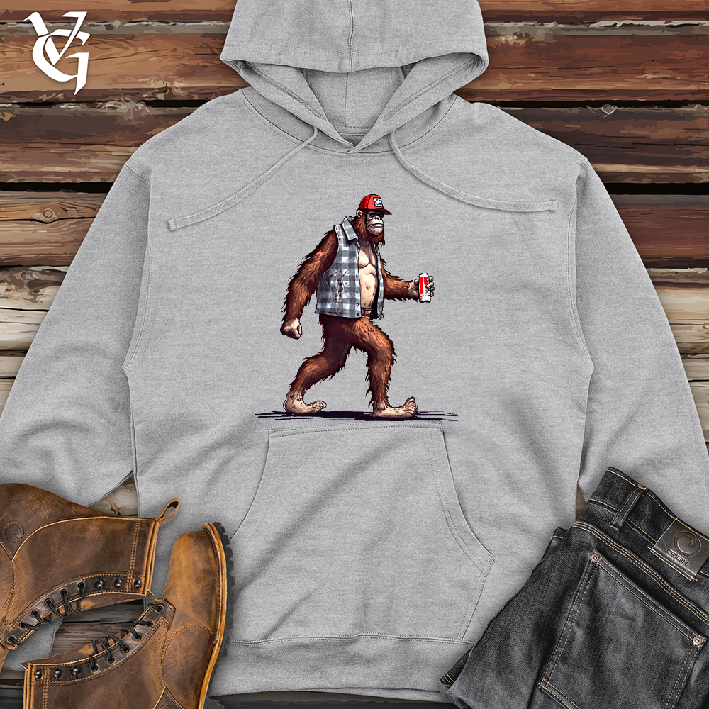 Big Foot Stroll Midweight Hooded Sweatshirt