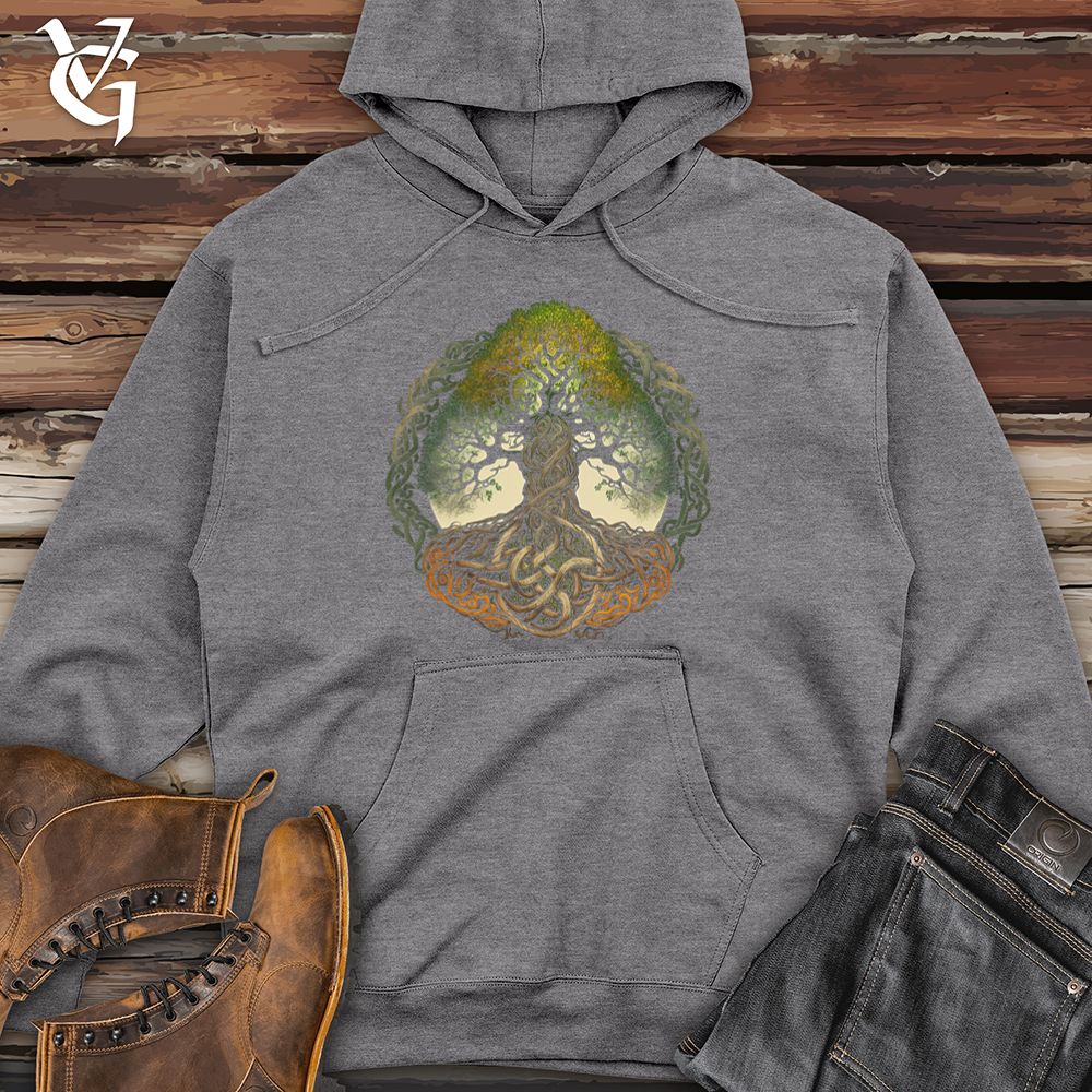 Celtic Life of Tree Min Midweight Hooded Sweatshirt