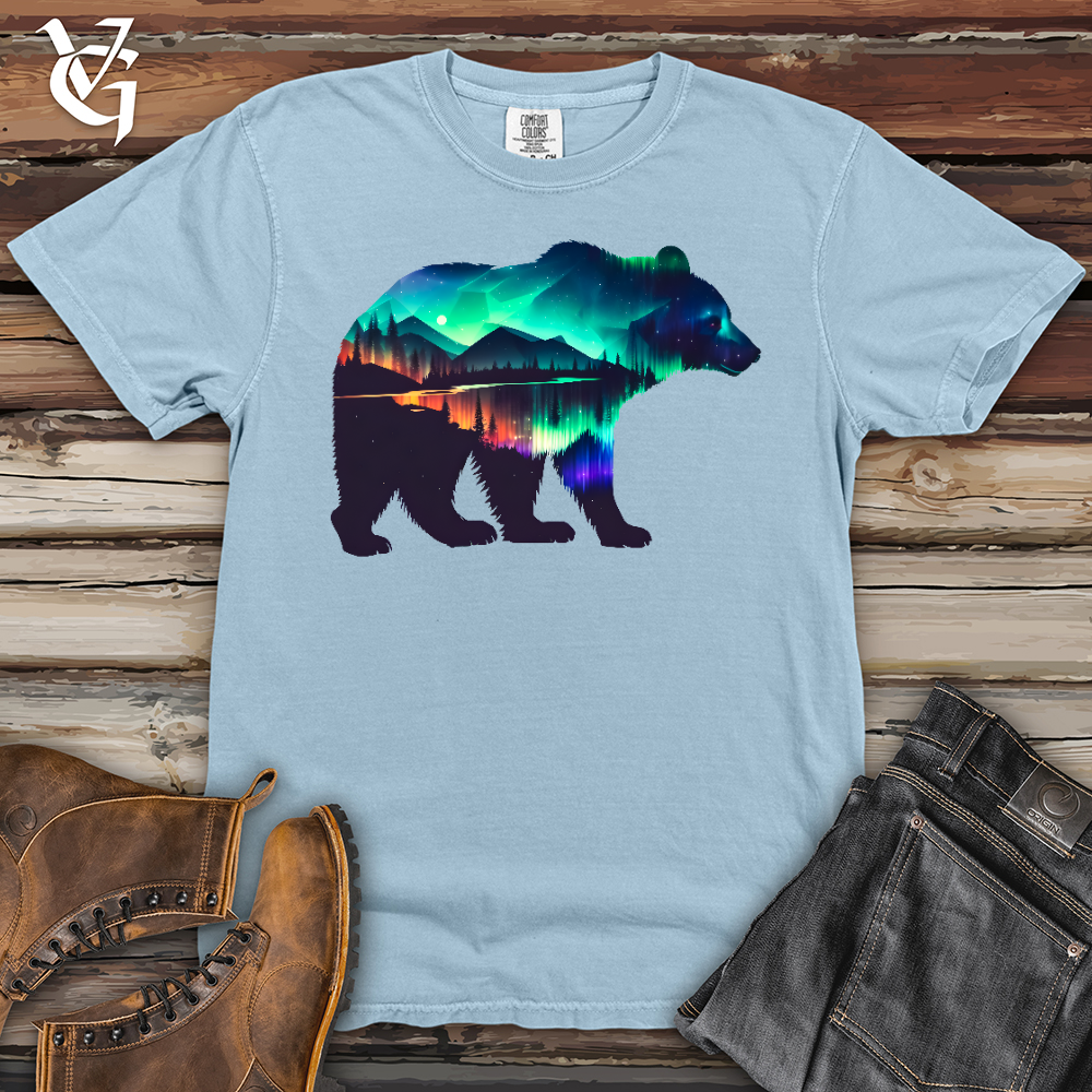 Northern Lights Bear Heavy Cotton Comfort Colors Tee