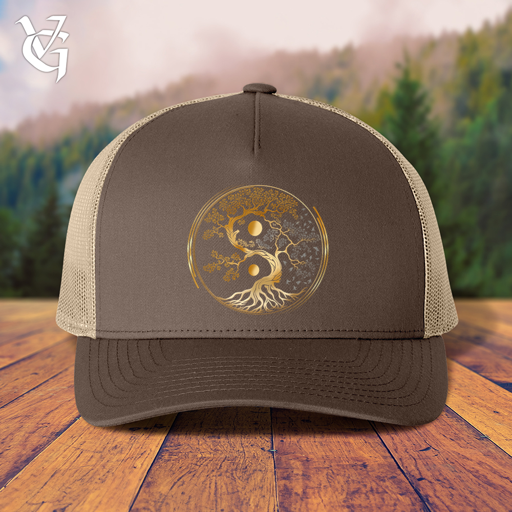 Tree Of Life Yin Yang Trucker Cap